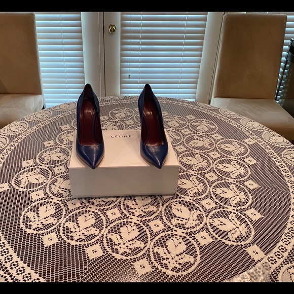 Celine Cobalt pumps - sz 7.5. NWT - Picture 1 of 7